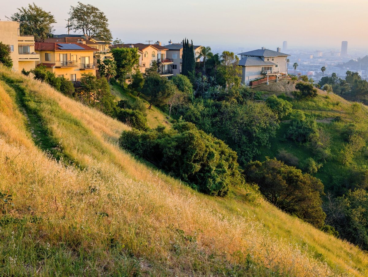 Single family homes on Kite Hill in the Mount Washington neighborhood of Los Angeles, California